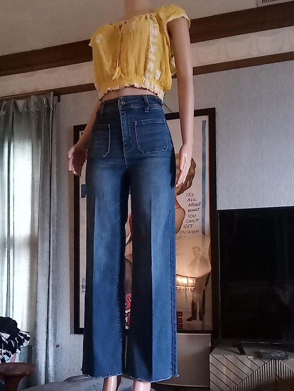 OAT NEW YORK '70S Style Pocket Jeans. Sz 4/27 Inch Waist.